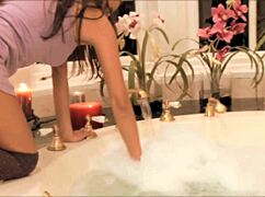 Brunette Babe Fucked by BBC in Pool