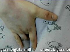 Pajama masturbation with big ass Arab teen