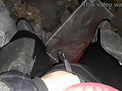 Village Girl Masturbates In Cold Barn Ranch