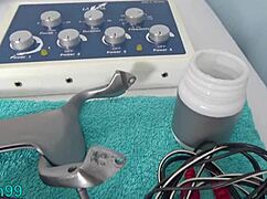 mature milf faces intense german electric shock in extreme session