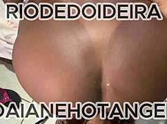 man, this redhead curly ebony girl dominates me with kinky pegging!