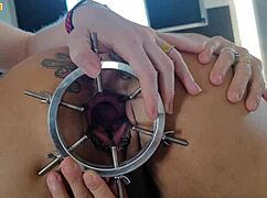 In adult game, friend prepares ass for anal fucking and destruction