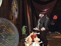 heyward at the strip club gets a lap dance and ends with a facial