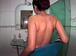 Stefanie Silva's first film in toilet with dirty talk