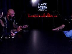 Teen 18+ brunette gives handjob and orgasm during interracial massage with dirty talk.