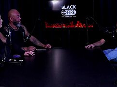 Teen 18+ brunette gives handjob and orgasm during interracial massage with dirty talk.