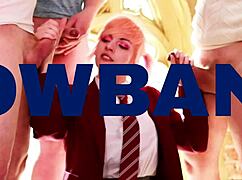 essex redhead in uniform gets teased and edged with wand until squirting orgasm 💦