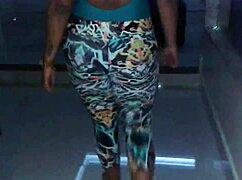 He won another ass and new body - trying on lycra