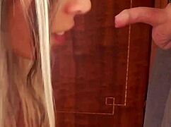 good maids clean floors but great ones like candie cross kneel for cock