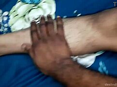 Indian lady’s playful antics turn sexy underwear reveal