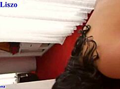 Chata culona clavada en el sillon