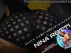 A man fucks a machine with Nina Rotti, but it’s not legal