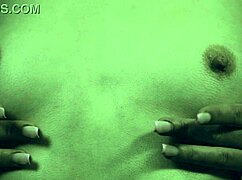 Elizamars Touches Her Body In Retro Solo Scene