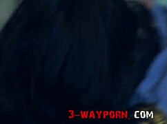 Madelyn Marie and Jennifer Dark share his big cock in wild 3some