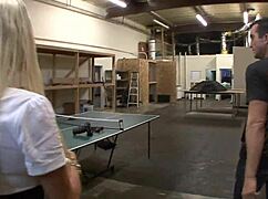 nikita von james teases with head. can she handle wild doggystyle in lingerie on bed?