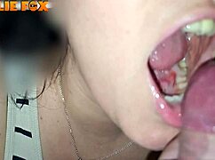 Ever tried swallowing huge cum loads like Millie Fox?
