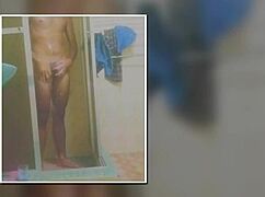 i took a bath and jerked my big cock until i came hard