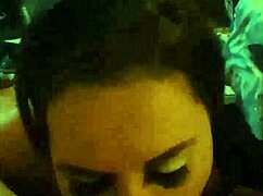 kandy kane gives a blowjob with her big tits