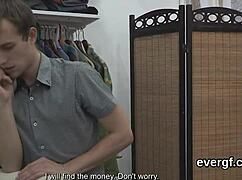 flat broke guy allows friend to help with ex-girlfriend for cash