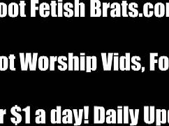 i need foot worship after work