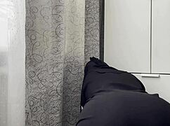 hot algerian milf gets so horny cleanin, oops, can't stop myself!