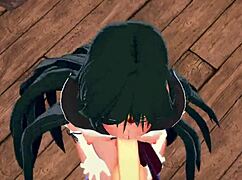 Unbelievable, Usagi bangs Sailor Pluto in wild 3D hentai futa action!