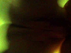 Bent over for bareback doggystyle quickie in living room