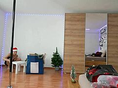 Christmas decoration and pole dancing for a start - no sex