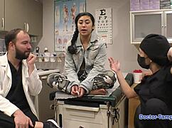 jasmine roses gets intense backstage ass examination by dr tampa