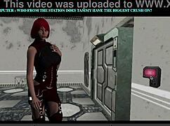 Tammy, the redhead with shaved pussy, gets fucked in the ending