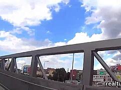 Adorable Czech girl is teased in the supermarket and rode in POV