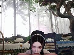 The goddess animated siren of the storm - 3d animation xxx