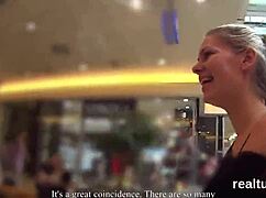 Adorable Czech girl is teased in the supermarket and rode in POV