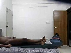 I pulled a cock out in front of the maid and she started to work