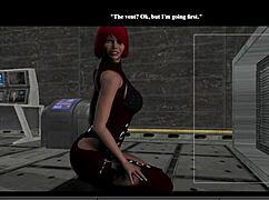 Tammy, the redhead with shaved pussy, gets fucked in the ending