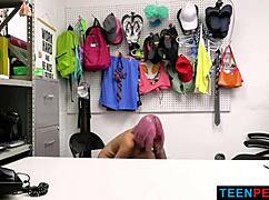 Officer arrests minor for stealing in the act