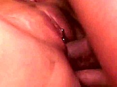 round queen shared in doggy style threesome with double penetration