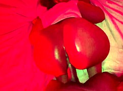 hot thick ebony neighbor gets curious about the guys next door.