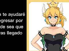 JOI Hentai de Bowsette en Español. ¡Con voz femenina!