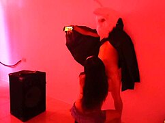 sexy big tit brunette masseuse rubs clit while wet cunt fucked in nuru massage