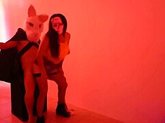 sexy big tit brunette masseuse rubs clit while wet cunt fucked in nuru massage