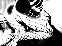 chick is chained in shackles during hardcore bdsm torment