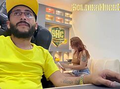 Studio96's teasing strip tease with ripped clothes?