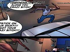 My girlfriend gives intense blowjob in forest with cumshot