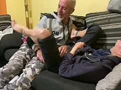 Amateur Real Couple! Passionate Home Sex with Petite 18+ Blonde and WildSpainMan Rocks!