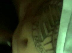 An older woman enjoys a homemade video session