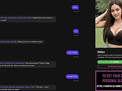 playing strip poker with ai slut oral sex