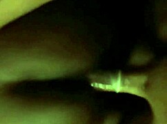 An older woman enjoys a homemade video session