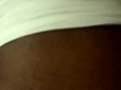 An older woman enjoys a homemade video session