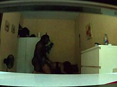 Homemade interracial amateur video with black couple